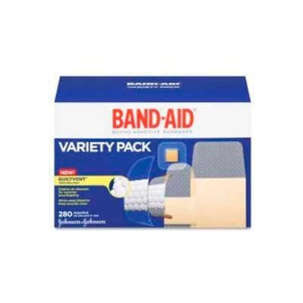 Johnson & Johnson Johnson & Johnson Adhesive Bandages, Flexible, 1"W , 100BX, Fabric, Beige JOJ4444